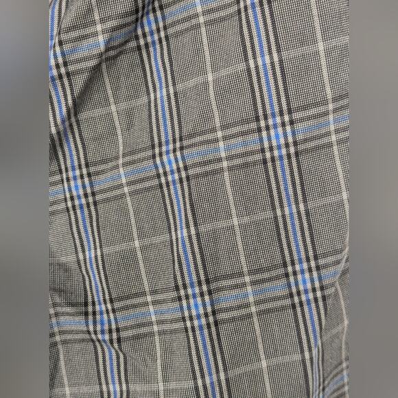 Rag & bone Simone Pant - Black gray blue Check sz4 plaid printed slim leg - Picture 4 of 5